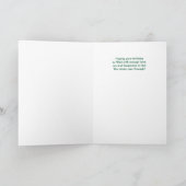 June Birthday Pink Roses with Butterflies Kaart (Binnen)