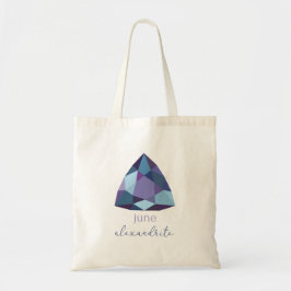 June Birthstone Alexandrite Tote Bag