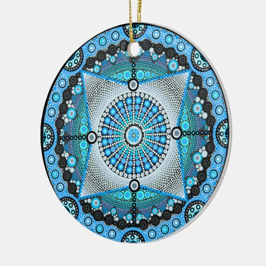 June Birthstone Moonstone Mandala Ornament (Links)