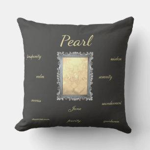 June Birthstone Pearl Fairy Kussen