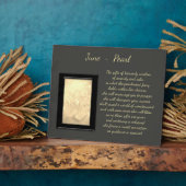 June Birthstone Pearl Fotoplaat (Zijkant)