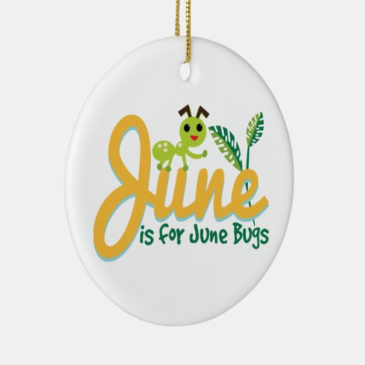 June Bug Keramisch Ornament (Rechts)