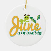 June Bug Keramisch Ornament (Voorkant)