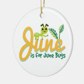 June Bug Keramisch Ornament (Links)