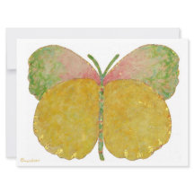 June Butterfly Birth Announcement