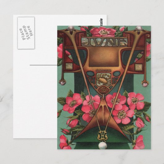 June - Cancer Briefkaart (Voorkant / Achterkant)