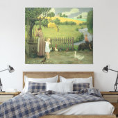 June Canvas Afdruk (Insitu (Slaapkamer))