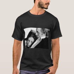 June Carter Cash en Johnny Cash Black en White P T-shirt