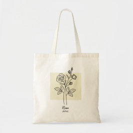 June Geboortebloem | Roos Tote Bag