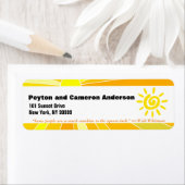 June Gewaardeerd Gepersonaliseerd Adres Etiket (Insitu)