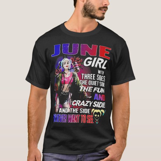 June Girl Crazy Side T-shirt (Voorkant)