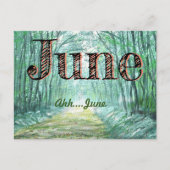 JUNE HAPPY MAAND by Slipperywindow Briefkaart (Voorkant)