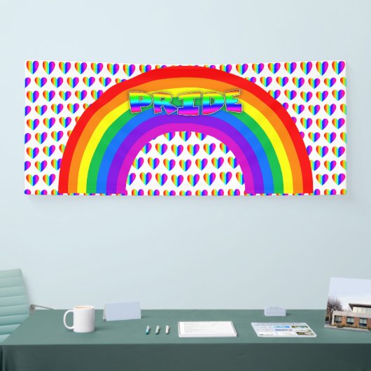 June is LGBT Pride Month Button Spandoek (Beurs)