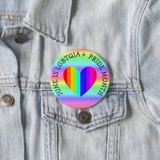 June is LGBTQIA+ Pride Month Button (In situ)