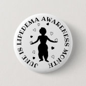 June is Lipedema Awareness Maand Ronde Button 5,7 Cm (Voorkant)