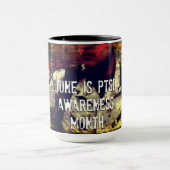 June is PTSD Awareness Month Beverage Mok (Midden)