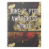 June is PTSD Awareness Month Spiral Notitieboek (Voorkant)