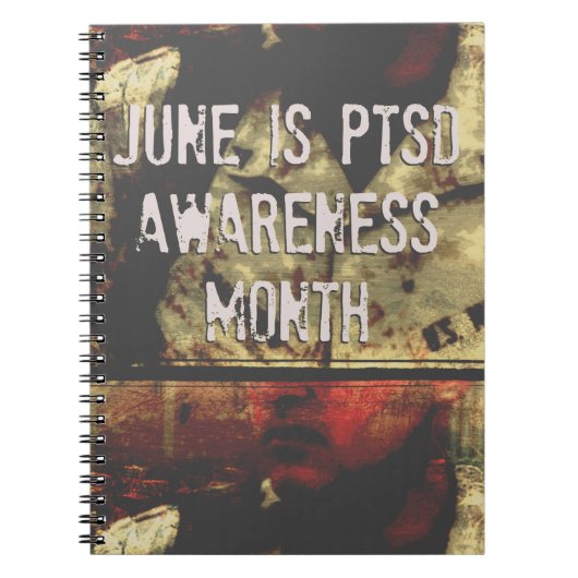 June is PTSD Awareness Month Spiral Notitieboek (Voorkant)