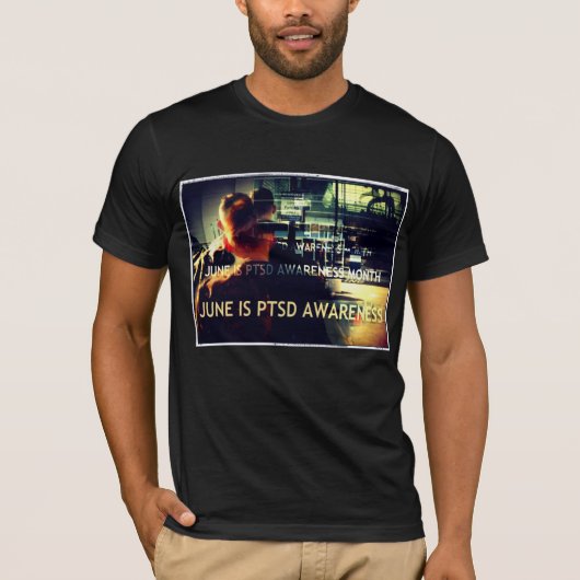 June is PTSD Awareness Month T-Shirt (Voorkant)