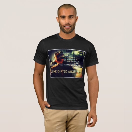 June is PTSD Awareness Month T-Shirt (Voorkant volledig)