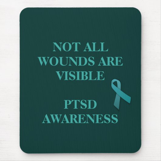 June is PTSD Awareness Month T-Shirt Muismat (Voorkant)