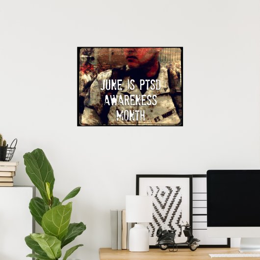 June is PTSD Awareness Poster (Thuiskantoor)