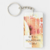 June is PTSD Bewustmaands Sleutelhanger (Voorkant)