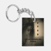 June is PTSD Bewustmaands Sleutelhanger (Voorkant Links)