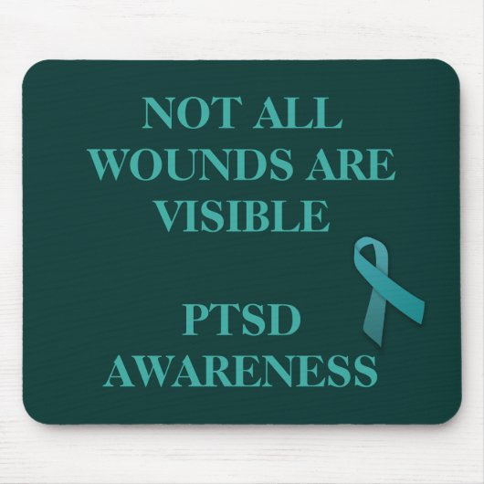 June is PTSD Bewustmakingsmaand T-Shirt Muismat (Voorkant)