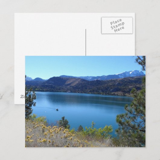 June Lake, Californië Briefkaart (Voorkant / Achterkant)