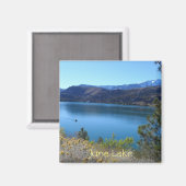 June Lake, Californië Magneet (Voorkant / Achterkant)