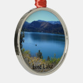 June Lake, Californië Metalen Ornament (Rechts)
