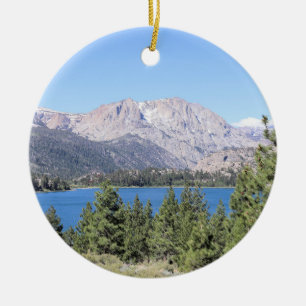 June Lake & Eastern Sierra Nevada Mountains, CA Keramisch Ornament