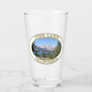 June Lake en Eastern Sierra Nevada Mountains Glas