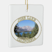 June Lake en Eastern Sierra Nevada Mountains Keramisch Ornament (Rechts)