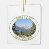 June Lake en Eastern Sierra Nevada Mountains Keramisch Ornament (Links)