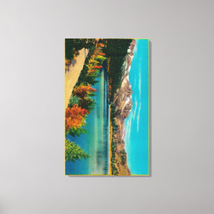 June Lake in the High SierraMono County, CA Canvas Afdruk