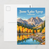 June Lake Loop VS Briefkaart (Voorkant / Achterkant)