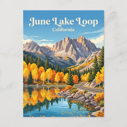June Lake Loop VS Briefkaart (Voorkant)