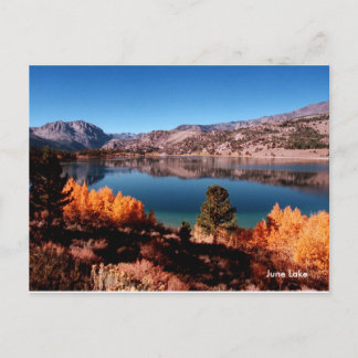June Lake Mammoth Lakes California Briefkaart