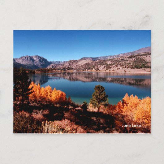 June Lake Mammoth Lakes California Briefkaart (Voorkant)