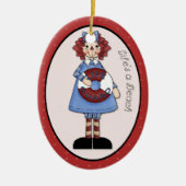 June "Life's a Beach" Annie Advent Ornament (Voorkant)