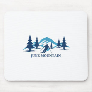 June Mountain California Ski Resort Skiër _ Muismat