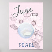 June Roos and Pearl Birthday Poster (Voorkant)