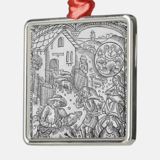 June, schaap shearing, Gemini Metalen Ornament (Links)