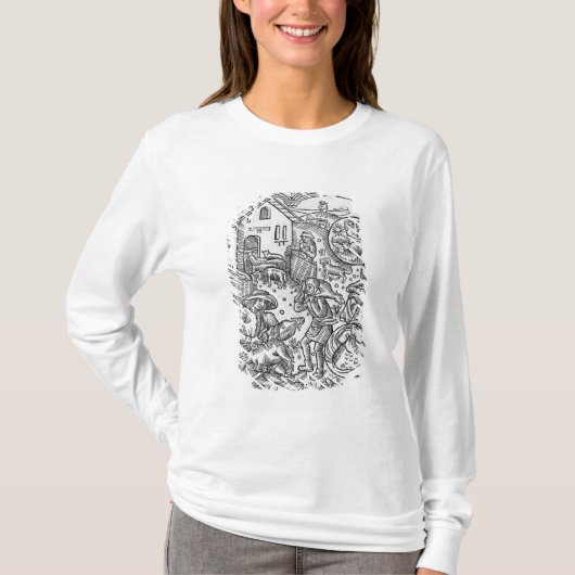 June, schaap shearing, Gemini T-shirt (Voorkant)