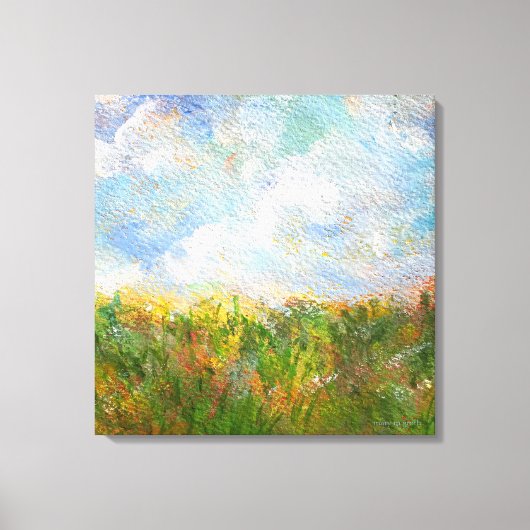 June stretched canvas Print (Voorkant)