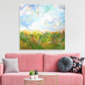 June stretched canvas Print (Insitu (Woonkamer))