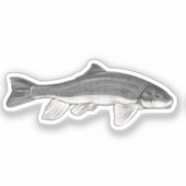 June Sucker Fish Vector Illustratie Sticker (Voorkant)