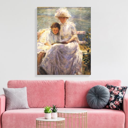 June Sunlight (door Joseph DeCamp) Canvas Afdruk (Insitu (Woonkamer))
